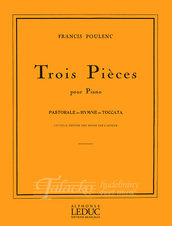 TROIS PIECES POR PIANO